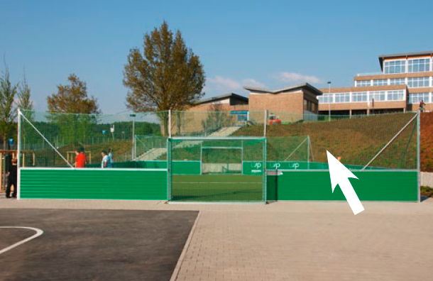 Ersatz Ballfangnetz (Hintertornetz) DFB Minispielfeld